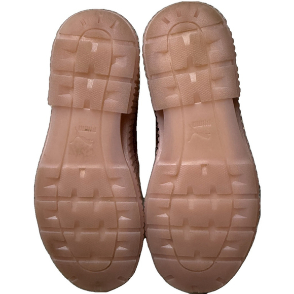 Puma Womens Dinara Shine Metallic Platform Sneakers Pink Sz 8 - Picture 7 of 11